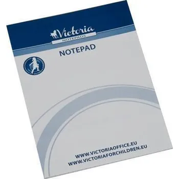 Poznámkový blok, A5, čtverečkovaný, 50 stránek, VICTORIA