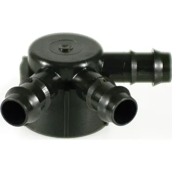Zavlažovač Hlavice 1" se 3 vývody pro Tandem-GDF 16 mm, ABS