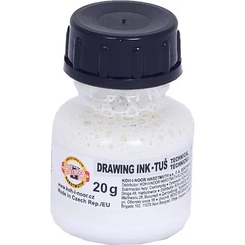 Tuše barevné - bílá 20 g