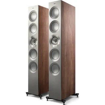 Elektronika Kef Reference 5 Meta - stříbrná / ořech
