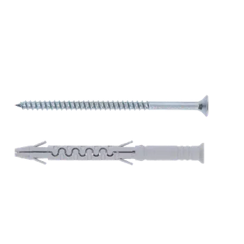 Hmoždinka Hmoždinka rámová 8x80 se zápustným límcem a vrutem se zápustní hlavou, PZ