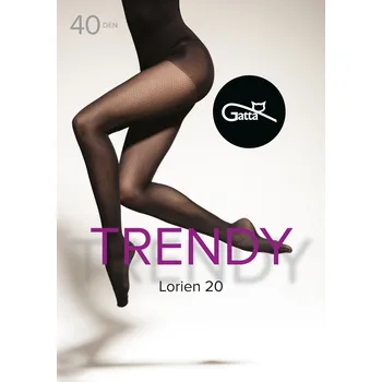 Dámské erotické punčochy Gatta Lorien 20 Tights Nero Velikost 4-L
