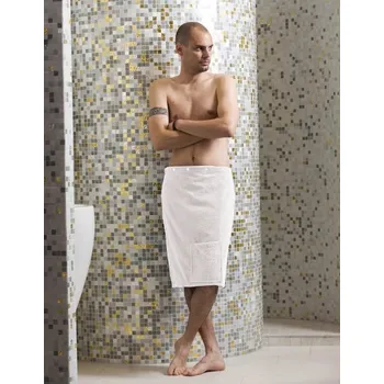 Osuška Pánská saunová osuška SAUNA KILTS, 001 bílá Weiss, Framsohn