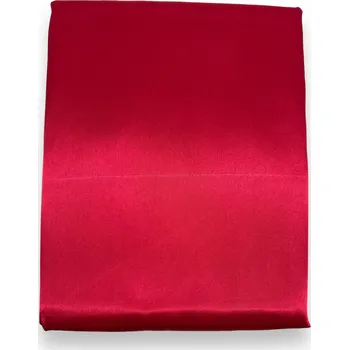 Závěs Las Home Červené saténové závěsy Barva: Červená, rozměr: 150x160cm