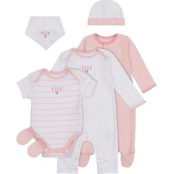 Kojenecká souprava Elle Sada oblečení pro miminku holčičku 6 kusů Velikost: 0 - 3 měsíce (50 - 62cm)
