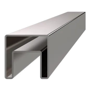 Zábradlí Madlo 40 x 40 mm, L = 1000 m, sklo 8 - 17,5 mm, AISI 304