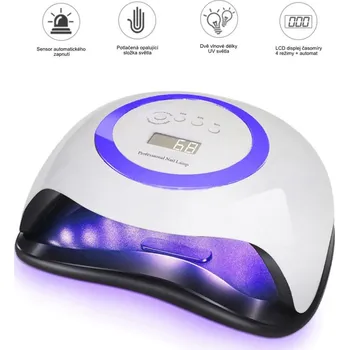 UV lampa na nehty UV LED profi lampa pro gelové nehty 42 UV LED 168W modrá