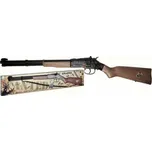 Puška kovová na kapslíky KANSAS černá - VILLA GIOCATTOLI