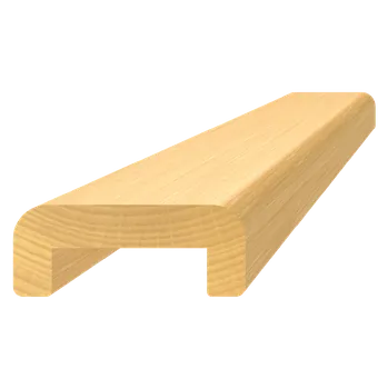 Zábradlí Dřevěný profil 48 x 19 x 3000 mm, buk, broušený bez nátěru