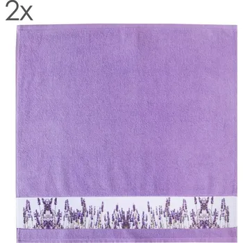 Talíř Ručník do kuchyně sada 2 kusy LAVENDELFELD, fialová, Framsohn ▪ Kč 579 ️ - Luxurytable.cz Framsohn