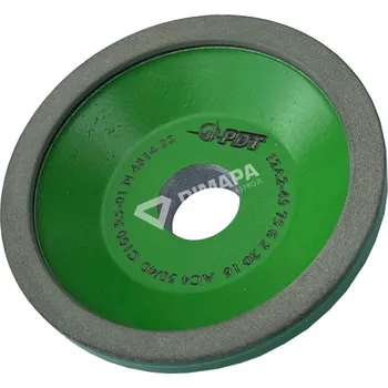 Brusný kotouč Diamantový brusný kotouč nástrojový 12A2 D100 W10 X5 T34 H20 - PDT Zrnitost: U.S. ANSI #320 // FEPA D54 // Ukraine DSTU 50/40