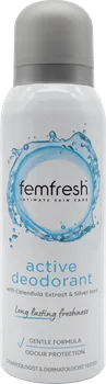 Intimní hygienický prostředek Femfresh Active intimní deodorant s ionty stříbra 125 ml