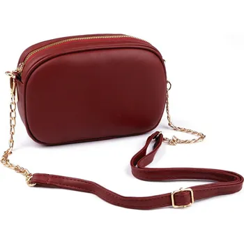 Kabelka Dámská / dívčí kabelka crossbody 13,5x20 cm, barva 3 bordó sv.