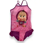 Masha and the Bear Dívčí fialové plavky Máša Barva: Fialová, Velikost: 104