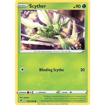 Karetní hra Pokémon TCG Scyther 004/189
