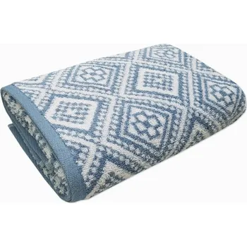 Ručník Ručníky GRAPHICS ARABESKE, modrá, Framsohn Výška cm: 100, Šířka cm: 50