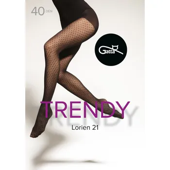 Dámské erotické punčochy Gatta Lorien 21 Tights Nero Velikost 3-M