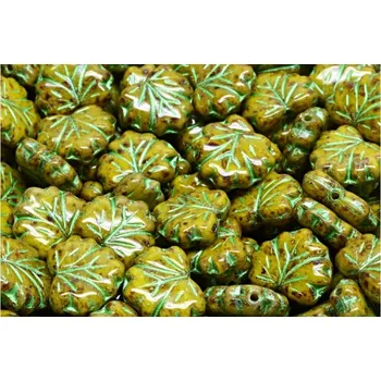 Korálek Korálky lístek č.3771 (13x11mm)