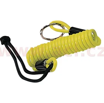 Motozámek Připomínač kotoučového zámku Oxford, žlutá reflexní