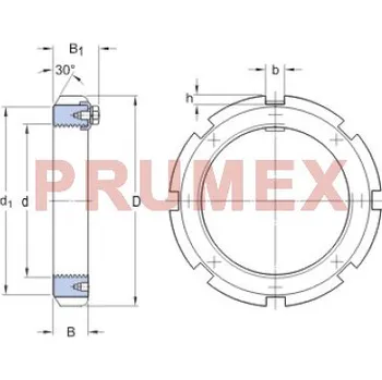 SKF HM 3044 pojistná matice