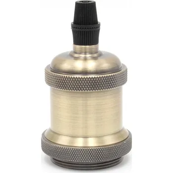 Objímka na žárovku Objímka retro E27 HQL F, bronzová