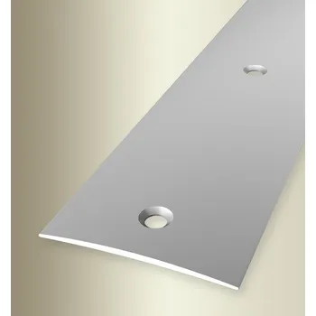 přechodová lišta Küberit 465 - Přechodový profil 80 mm, oblý - šroubovací Barva dekoru: stříbro F4, Délka lišty: 270 cm