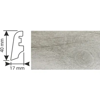 Podlahová lišta K - Produkt K-Produkt lišta KP40 952 Beton