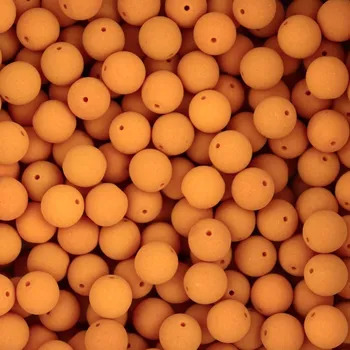 Dětské navlékací korálky Pro Háčkování Korálek neon skleněný 8 mm 20 ks světle skořicový