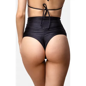 Dámské plavky VFstyle Stahovací plavky Diana černé Velikost: 2XL