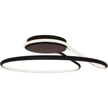 Designové LED svítidlo 54W, 5330lm, TRIAC, stmívatelné, černé, IP20, 4000K