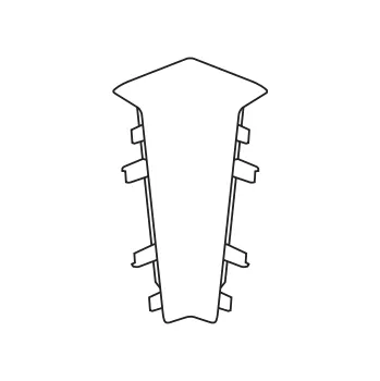 Fatra PVC komponent k liště ASPRO Q65 | pinie F9 Varianta: Komponent vnitřní, kout (balení 2 ks)