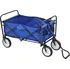 Zahradní vozík Skládací ruční vozík ocelový 92 x 52 x 118 cm, modrý