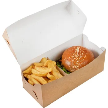 Jednorázové nádobí Think`n green Papírový cateringový box velký TnG 258/110/100mm 100ks