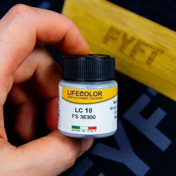 Lak LifeColor LC18 Basic Matt Light Grey 22ml