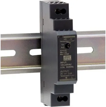 spínaný zdroj Zdroj Mean Well HDR-15-5, 5V=/15W spínaný na DIN lištu