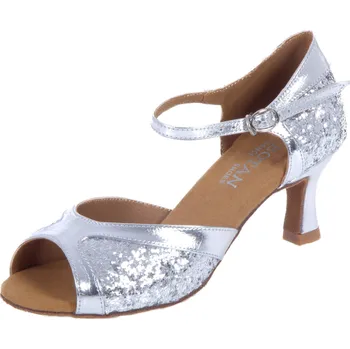 Dámské lodičky Dámské taneční boty Botan - BL-12 stříbrná Velikost: 37