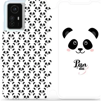 Pouzdro na mobilní telefon Flipové pouzdro Mobiwear - Xiaomi Redmi Note 12S - M030P Panda Amálka (Knížkové flip pouzdro, obal, kryt na mobil Xiaomi Redmi Note 12S - M030P Panda Amálka, materiál Umělá kůže + TPU - ochrana 360°, stojánek, silikonová vanička, magnetické zavírání)