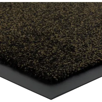 Rohožka Hnědá vnitřní čistící vstupní rohož FLOMA Briljant (Bfl-S1) - délka 60 cm, šířka 80 cm a výška 0,9 cm