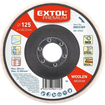 Lešticí kotouč Extol Premium 8803389 125 mm