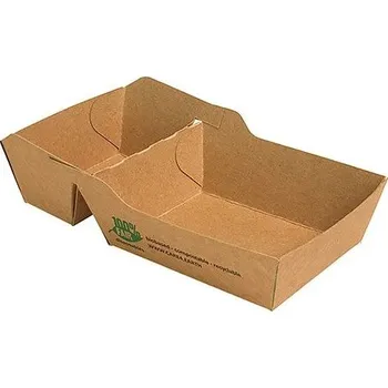 Jednorázové nádobí Kartonová krabička na hranolky 2D Pure 70/140/35mm 80ks