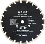 Kotouč řezný diamantový segmentový na asfalt 350x10x25,4mm PROFI, Geko G00279