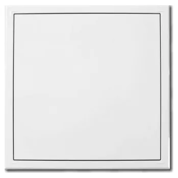 HACO Revízne / vaňové dvierka kovové 300x300 mm s tlačným zámkom - biela