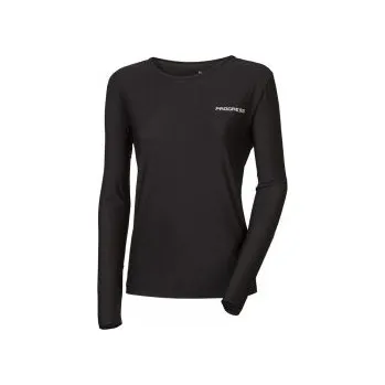 Dámské tričko Progress RAPTORIA LS černá S; Černá triko