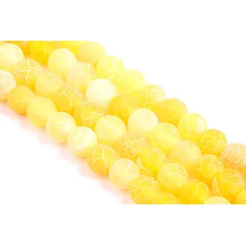 Korálek Minerál dračí achát č.234 (8mm)