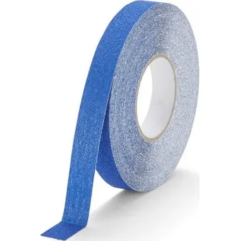 Lepicí páska Modrá korundová voděodolná protiskluzová páska FLOMA Marine - 18,3 m x 2,5 cm a tloušťka 1 mm