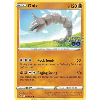Karetní hra Pokémon TCG Onix 036/078