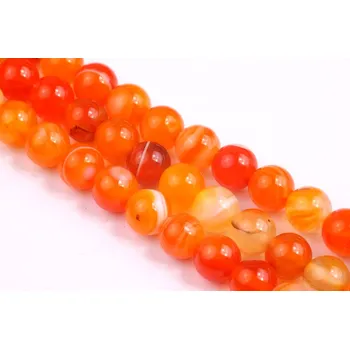 Korálek Minerál achát č.254 (8mm)