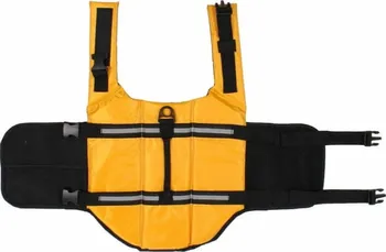 Obleček pro psa Merco Dog Swimmer plovací vesta pro psa žlutá XL