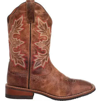 Jezdecká obuv Pool´s Westernové boty s červeným zdobením Velikost: 41