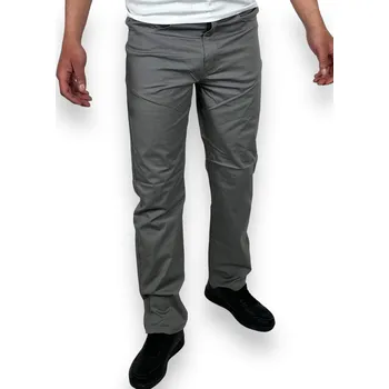 Pánské kalhoty Harpia Pánské šedé plátěné kalhoty 01 Barva: Šedá, Velikost: 34